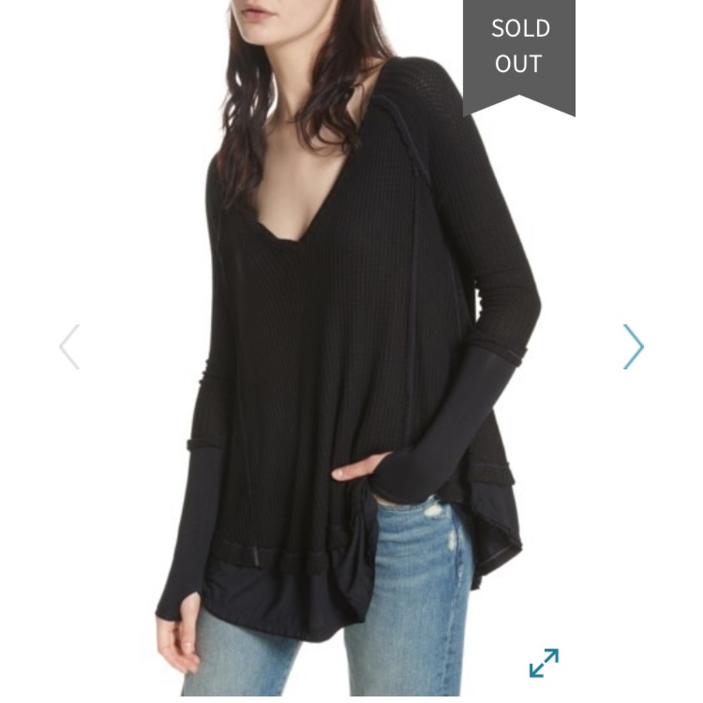 Free People V Neck Thermal